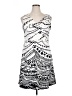 Spense Graphic Silver Cocktail Dress Size 14 - photo 1