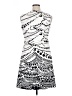 Spense Graphic Silver Cocktail Dress Size 14 - photo 2