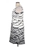 Spense Graphic Silver Cocktail Dress Size 14 - photo 5