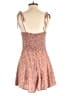 Unbranded Hearts Brown Casual Dress Size S (estimated) - photo 2