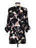 Gibson 100% Polyester Black 3/4 Sleeve Blouse Size S - photo 2