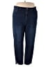 Soft Surroundings Solid Blue Jeans Size 34 waist - photo 1