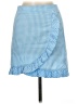 Assorted Brands Checkered-gingham Blue Casual Skirt Size M - photo 1
