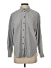 Gap 100% Cotton Chevron-herringbone Gray Long Sleeve Button-Down Shirt Size XS - photo 1