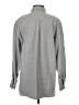 Gap 100% Cotton Chevron-herringbone Gray Long Sleeve Button-Down Shirt Size XS - photo 2