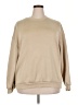 Shein 100% Polyester Solid Tan Sweatshirt Size 3XL - photo 1