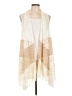 Chico's 100% Nylon Ivory Kimono Size Lg (2) - photo 1