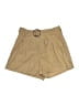 Shein Solid Tan Khaki Shorts Size 6 - photo 1