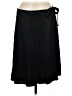 Express 100% Acetate Solid Black Formal Skirt Size 7 - 8 - photo 1