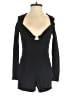 Nasty Gal Inc. Solid Black Romper Size XXS - photo 1