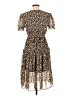 Unbranded Floral Brown Cocktail Dress Size L (estimated) - photo 2