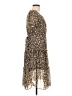Unbranded Floral Brown Cocktail Dress Size L (estimated) - photo 4