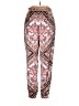 Unbranded 100% Polyester Print Red Casual Pants Size 30 waist (estimated) - photo 1