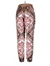 Unbranded 100% Polyester Print Red Casual Pants Size 30 waist (estimated) - photo 2