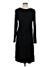 MTS Solid Black Casual Dress Size S - photo 2