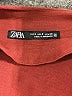 Zara Solid Burgundy Jumpsuit Size S - photo 4