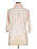 Vixbe 100% Rayon Stripes Ivory 3/4 Sleeve Button-Down Shirt Size XL - photo 2