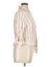 Vixbe 100% Rayon Stripes Ivory 3/4 Sleeve Button-Down Shirt Size XL - photo 4