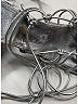 Saint Laurent 100% Leather White Silver Leather Robin sandals Size EU 35 - photo 4