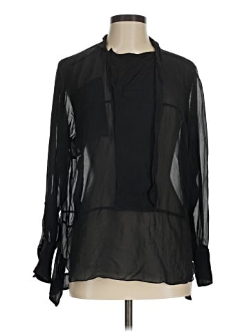 Isabel Marant Long Sleeve Silk Top (view 1)