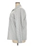 ZeroXposur 100% Polyester Houndstooth Gray Long Sleeve Blouse Size XXL - photo 5