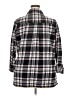 Roaman's 100% Cotton Plaid Black 3/4 Sleeve Button-Down Shirt Size 18 (L) - photo 2