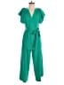 Calvin Klein Solid Green Jumpsuit Size 2 - photo 1