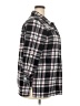 Roaman's 100% Cotton Plaid Black 3/4 Sleeve Button-Down Shirt Size 18 (L) - photo 4