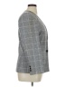 Jacqueline Ferrar Plaid Gray Blazer Size 14 - photo 4