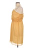 Judith March 100% Polyester Solid Yellow Cocktail Dress Size L - photo 5