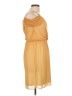 Judith March 100% Polyester Solid Yellow Cocktail Dress Size L - photo 4