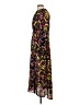 Topshop 100% Polyester Floral Black Casual Dress Size 4 - photo 5