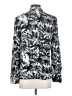Silence and Noise 100% Polyester Print Silver Blazer Size S - photo 2