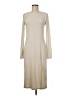 ABound Solid Ivory Casual Dress Size M - photo 1