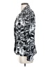Silence and Noise 100% Polyester Print Silver Blazer Size S - photo 5