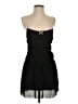 Zara 100% Polyester Solid Black Cocktail Dress Size S - photo 1