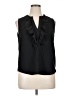 J.Crew 100% Polyester Black Sleeveless T-Shirt Size XL (estimated) - photo 1
