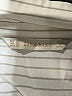 Zara Basic Stripes Ivory 3/4 Sleeve Button-Down Shirt Size XL - photo 7
