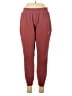 Nike Solid Burgundy Track Pants Size M - photo 1