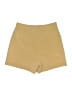 Halogen Solid Yellow Khaki Shorts Size 6 - photo 2