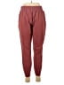 Nike Solid Burgundy Track Pants Size M - photo 2