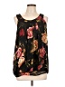DressBarn 100% Polyester Black Sleeveless Blouse Size L - photo 1