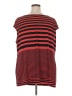 Saint Tropez West Red Short Sleeve Top Size 3X - photo 2