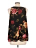 DressBarn 100% Polyester Black Sleeveless Blouse Size L - photo 2