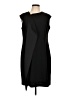 Reiss 100% Polyester Black Cocktail Dress Size 10 - photo 1