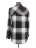 Love Potion Plaid Gray Long Sleeve Blouse Size M - photo 2