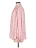 Topshop 100% Polyester Animal Print Pink Long Sleeve Blouse Size 6 - photo 5