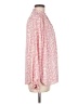 Topshop 100% Polyester Animal Print Pink Long Sleeve Blouse Size 6 - photo 4