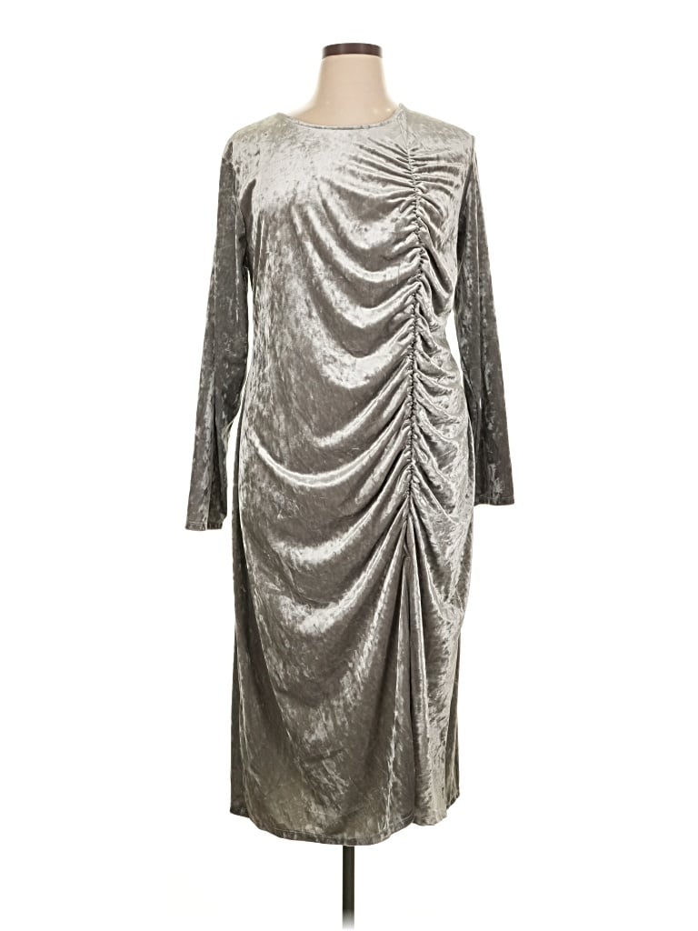 Pre-owned Future Collective Cocktail Dress In Silver