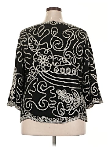 Saint Tropez West 3/4 Sleeve Blouse (view 2)